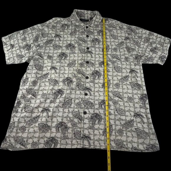 Cactus Black Label Men’s XXL Hawaiian Style Button Up Short Sleeve Shirt - Picture 5 of 16
